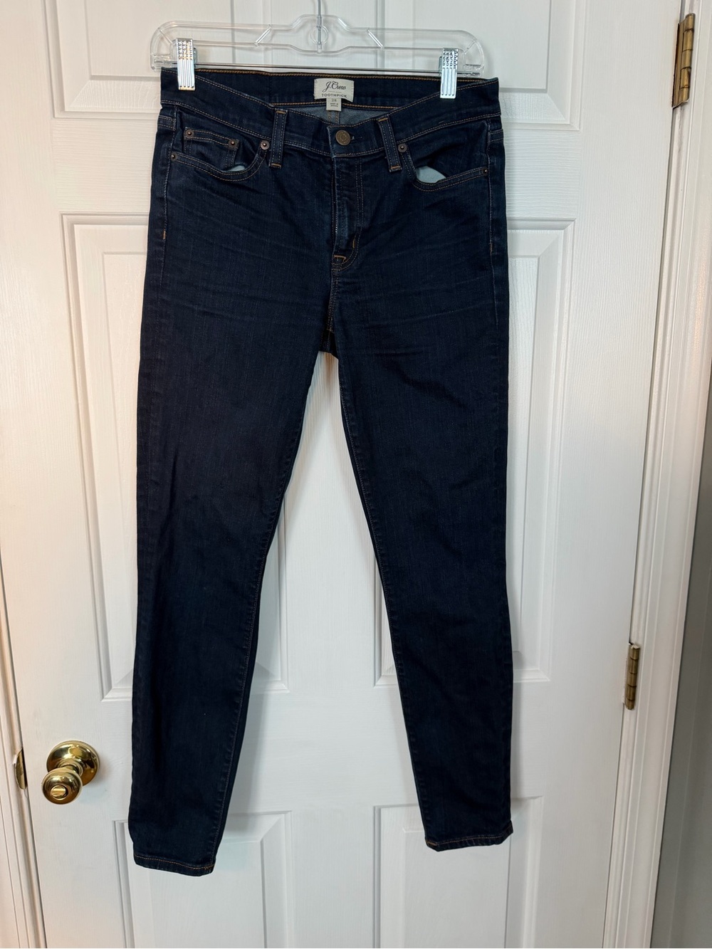 J. Crew Women’s Skinny Jeans in Dark Navy Indigo